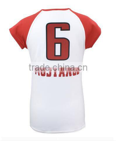 High quality sublimated girls volleyball uniform inflatable volleyball jersey volleyball set