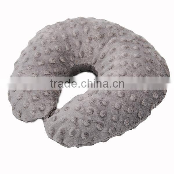 100% Polyester Baby Breastfeeding Nursing Pillow Minky Feeding Nursing Pillow