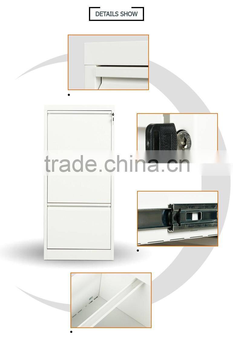 Metal Filing Office Rattan File Cabinet for F4 Hanging Folders In Office