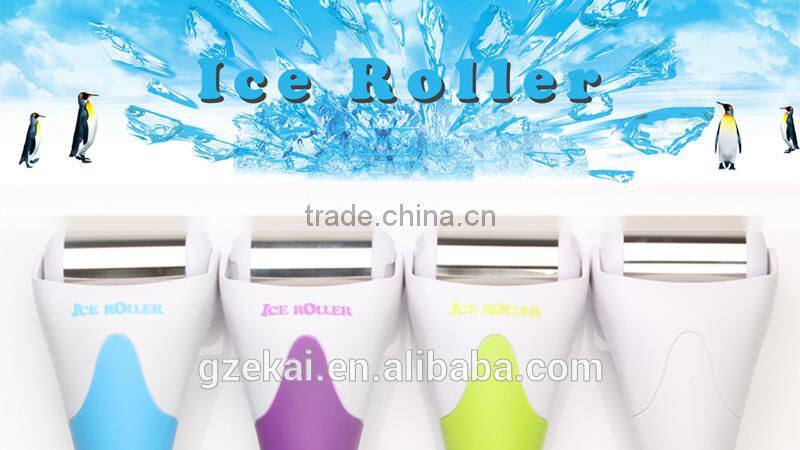 Lastest stainless steel skin care derma ice roller facial body massage ice roller for skin calm before and after laser treatment