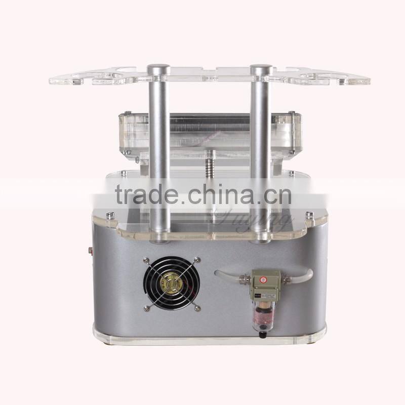 Poratble vaccum body slimming machine with multipolar RF probe