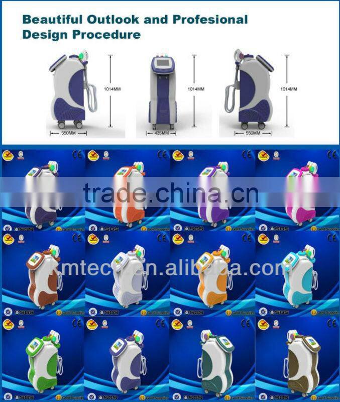 2014 most popular 3 handle ipl beauty equipment with rf function