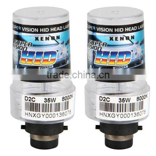 Pair 8000K D2C HID enon Replacement Light Bulbs Headlight