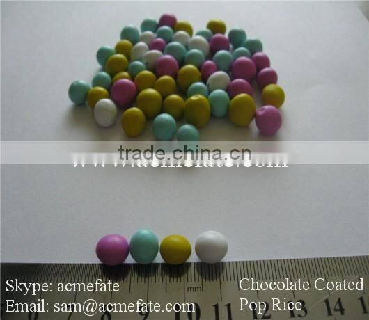 Top quality export popular chocolate coated pop rice