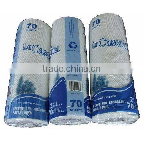 200g recycled paper towel roll with core