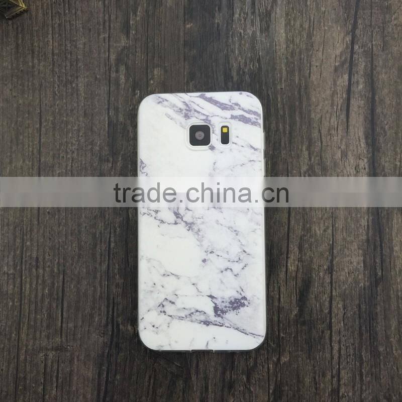 2016 marble case custom for Samsung Galaxy S7 EDGE G9350 marble GEL case,CREATIVE TPU case for SAMSUNG G9350 BLACK COVEER