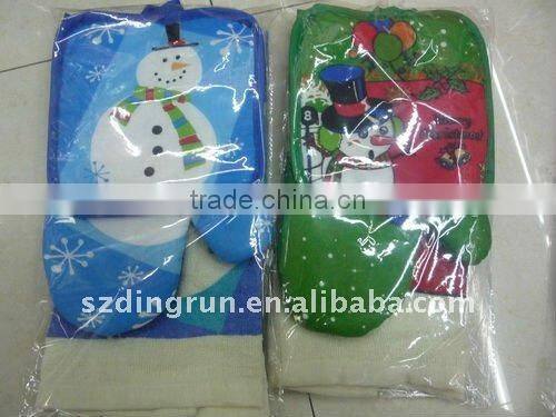 Christmas kitchen towel set