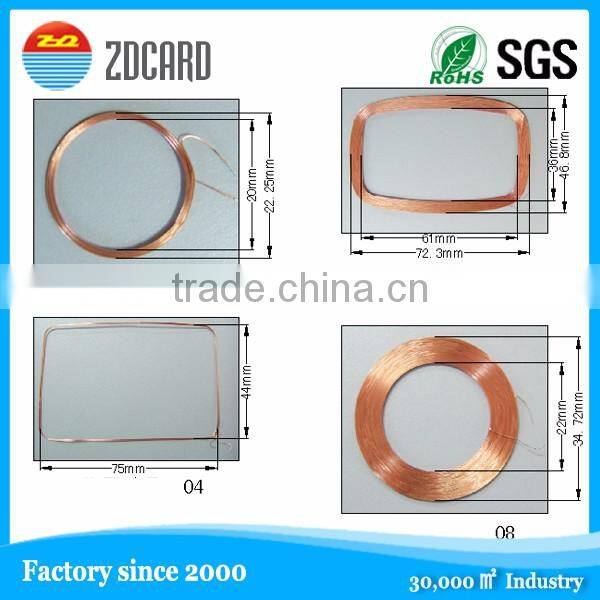 Customized 125khz transponer rfid antenna coil