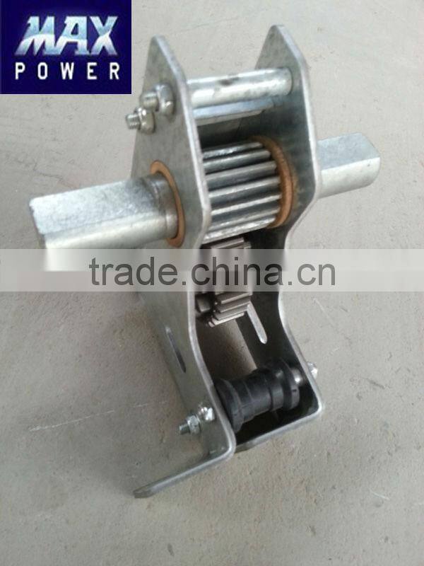 rack and pinion set for glasshouse sun shade system