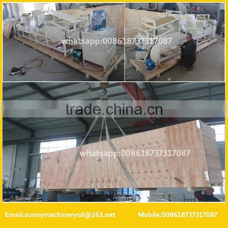 to make hollow block!compressed wood pallet making machine