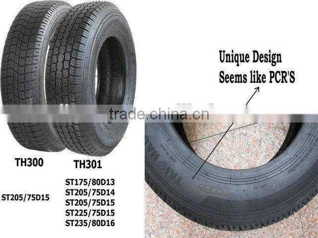 Bias tyre Small Trailer ST Trailer Tire 205/75D14 205/75D15 225/75D15 for DOT "MK" USA Market