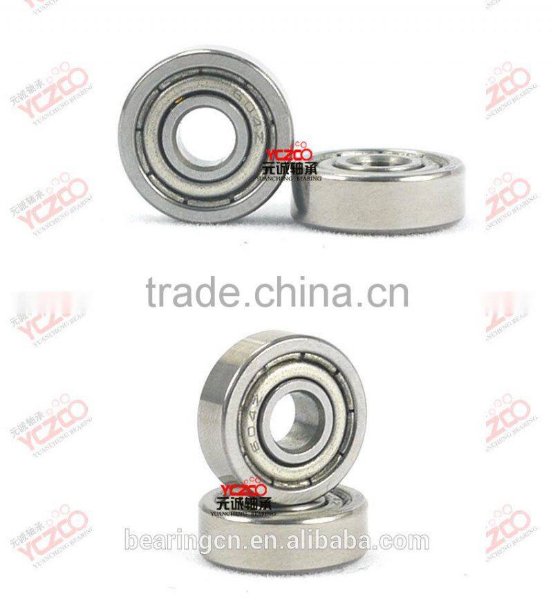 Small size bearing Deep groove ball bearings 604-zz
