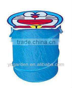 mesh pop up dirty laundry cartoon bag ,PE laundry bag, nelon laundry bag