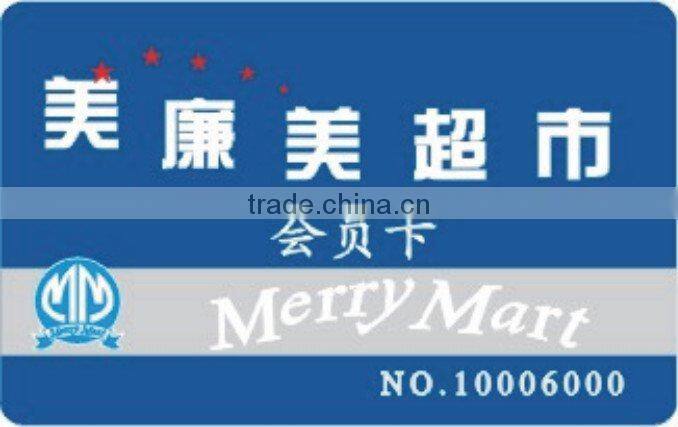 pvc plastic gift scratch card