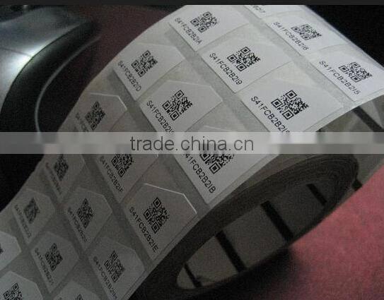 Round shape Self Adhesive custom design recycle label sticker