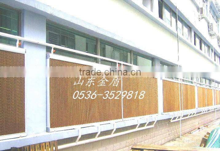 Wet wall evaporative customized cooling pads