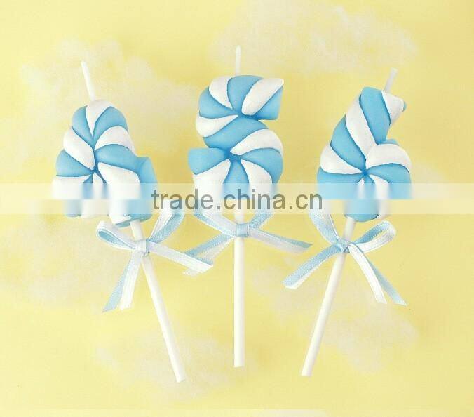 digit figure birthday colored number candle