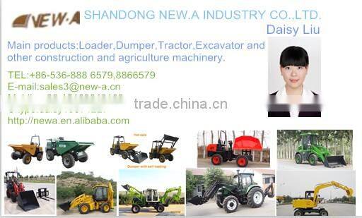 Hot!CE with front loader and backhoe excavator compact backhoe loader