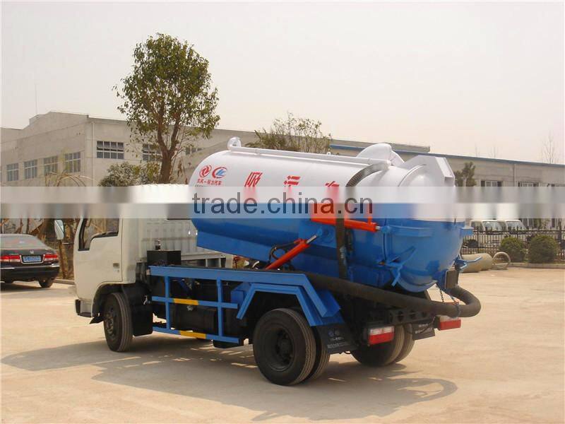 chinese famous brand 4000l dongfeng sewage trucks for good sale