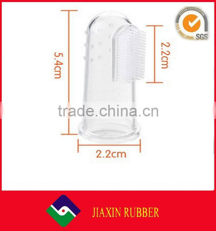 Food grade soft silicone baby finger tongue cleaner toothbrush massager for baby kids oral health