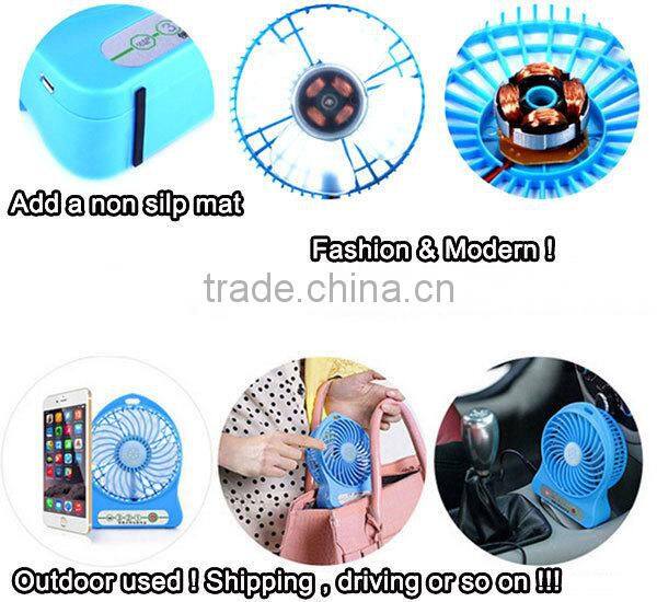 Handheld USB Mini custom plastic hand small plastic fan
