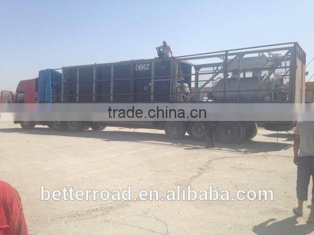 Firewood heating drummed bitumen decanter