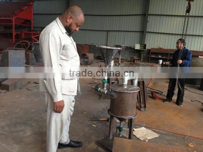 Gold concentration centrifuge for gold recovery