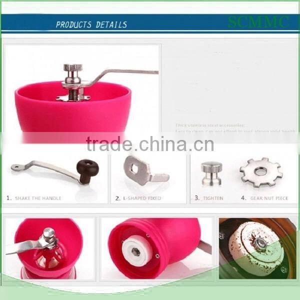 Manual Ceramic Burr Coffee Grinder