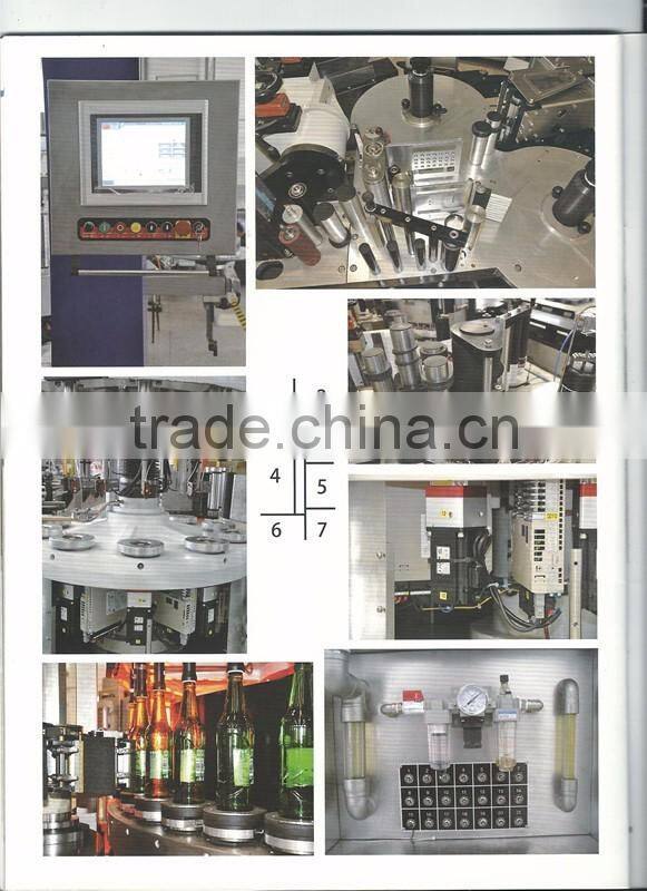 HB3H-24 High Speed Automatic Three Sides Label Labeling Machine For Bottles