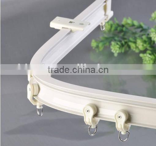 Sliding aluminium curtain rail