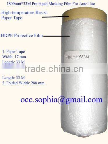 UV resistant paper paint masker