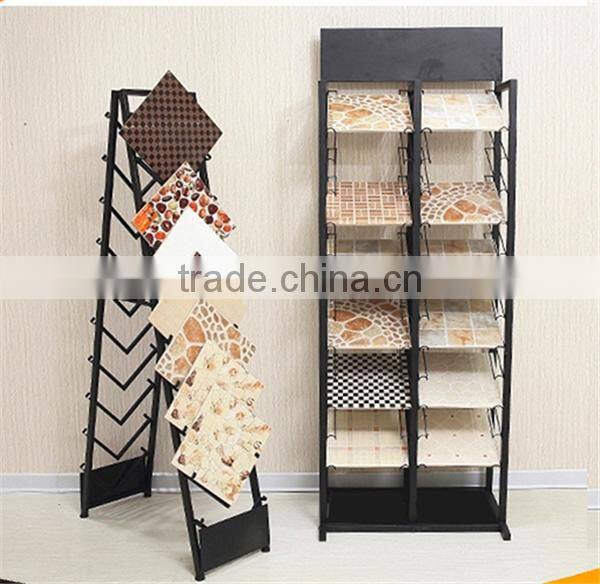 Multi-tier Floor Standing Metal Display Rack For Tiles