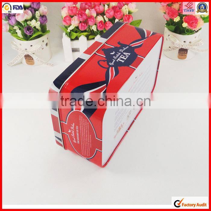 wholesale price gift packing decorative tin box
