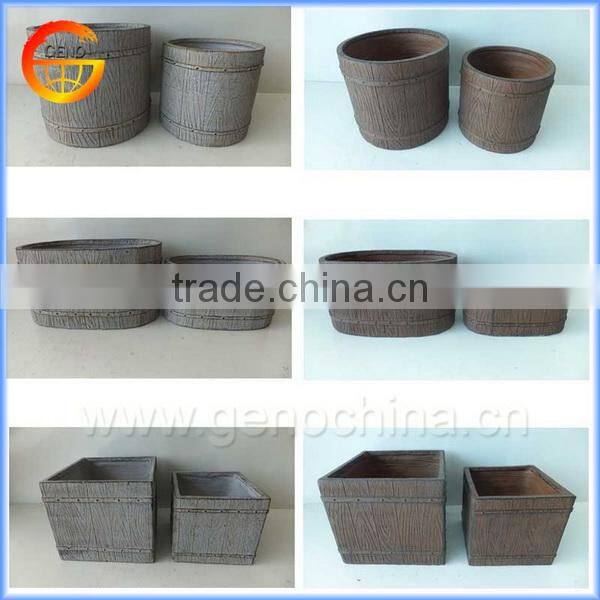 fiberglass flower pot garden decoration