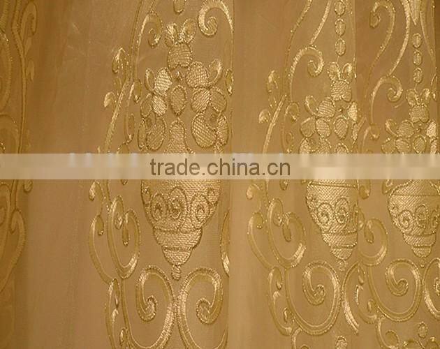 New Fancy High Quality Embroidery Window Curtains/ Decorated Living Room Curtain