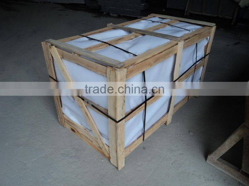 Tiger skin yellow granite stairs