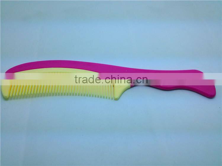Plastic Double Color Hair Advanced Horn Comb