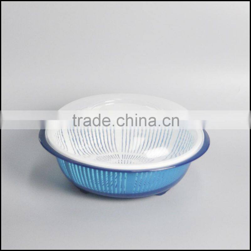 Competitive price pp plastic cleaning basket with lid for sale
