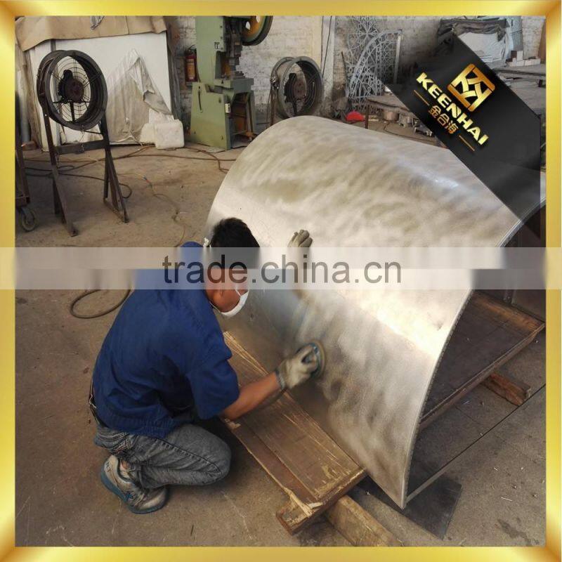 Decorative Etched Color 304 Stainless Steel Post Cladding