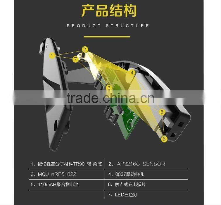 New Arrival Intelligent Bluetooth Eyewear Glasses With Pedometer/Call Remind/Selfie Shoot/Anti-lost Multifunction Smart Glasses