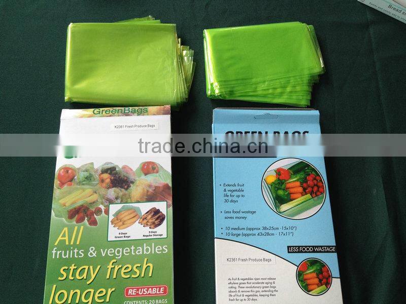 FRESH BAGS / GREEN BAGS / vegetable package bags