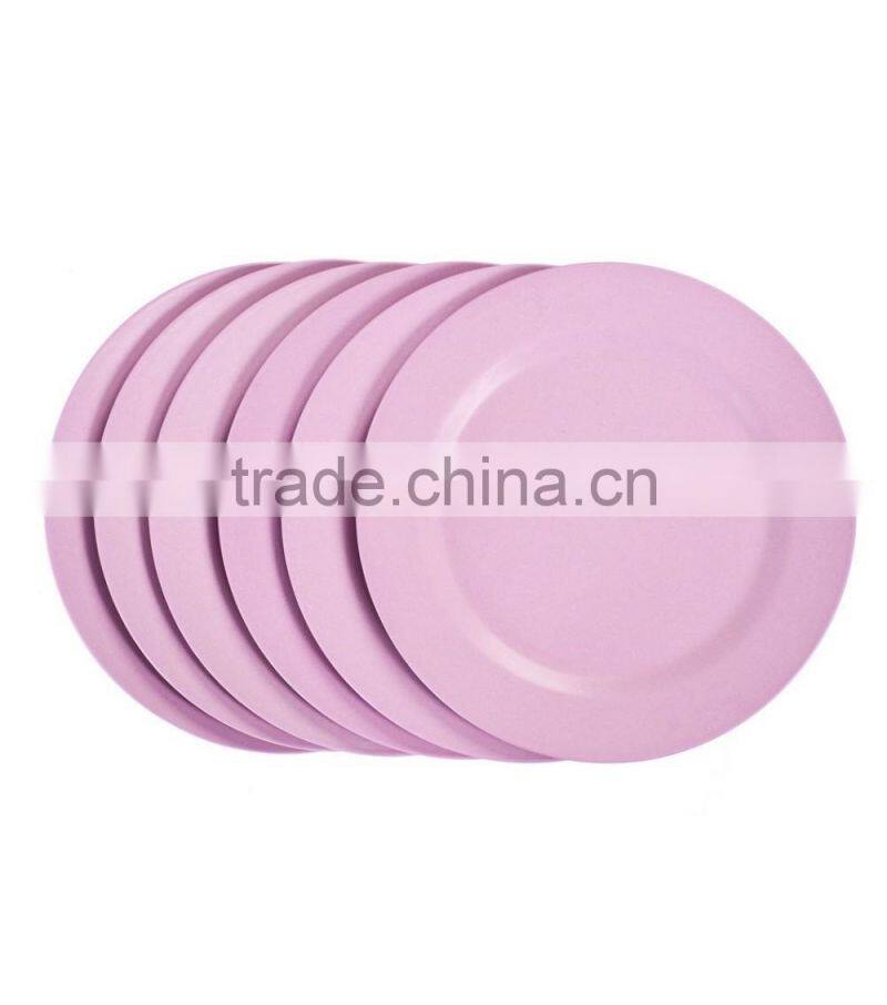 cheap Bamboo Fiber Biodegradable dinner plates