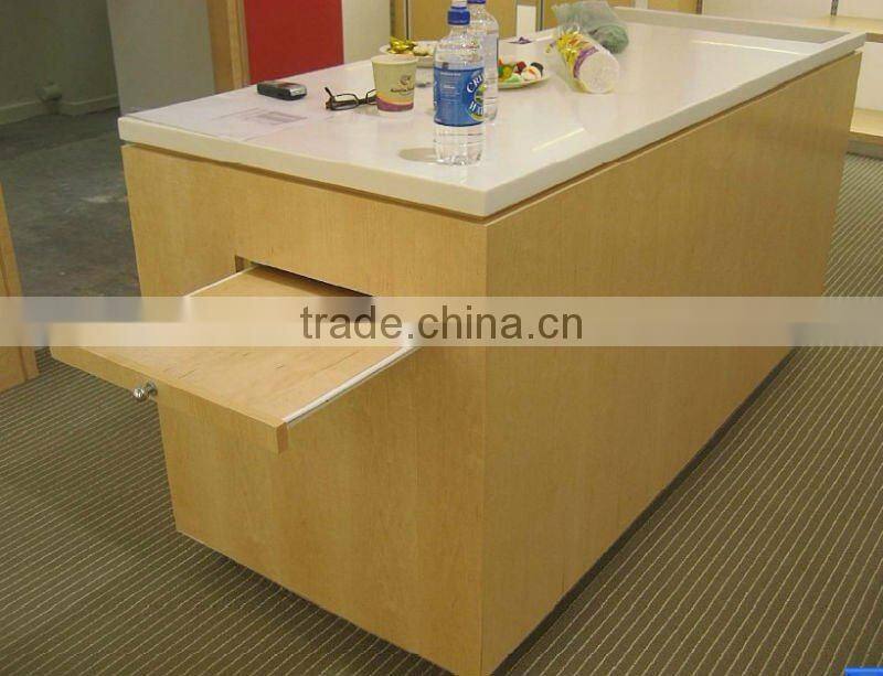 Artificial marble material and custom sized made design kitchen island
