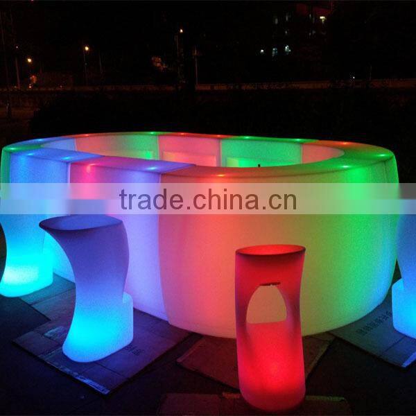 Commercial Furniture General Use and Bar Furniture Type illuminated led bar counter
