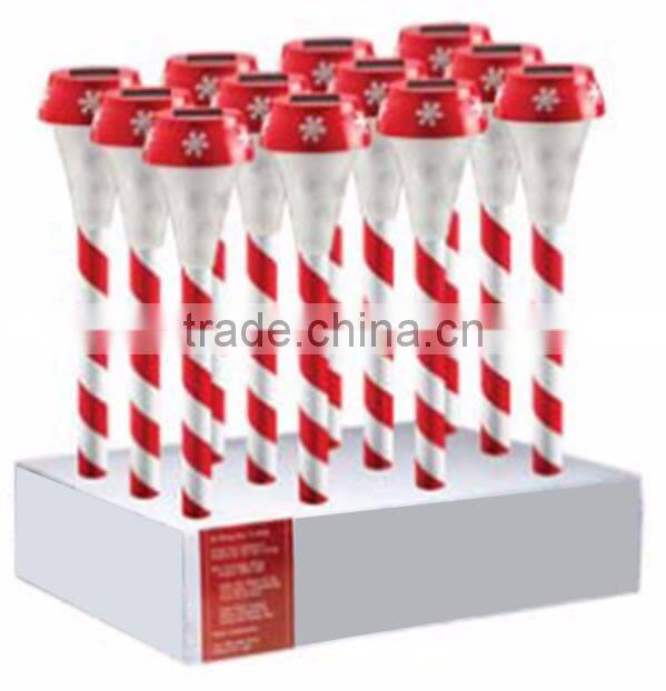 20-PC CHRISTMAS ARES Solar Path Light (PDQ) with Snowflake Lens