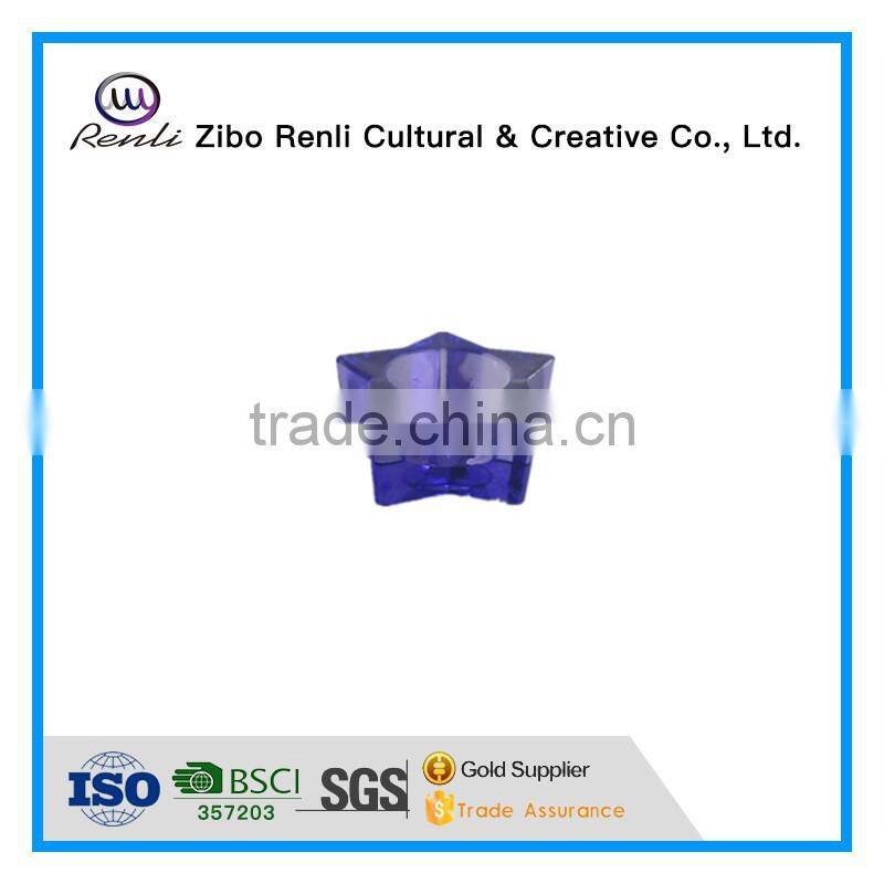 Set Wholesale Small Crystal Tealight Glass Candle Holder for Festival