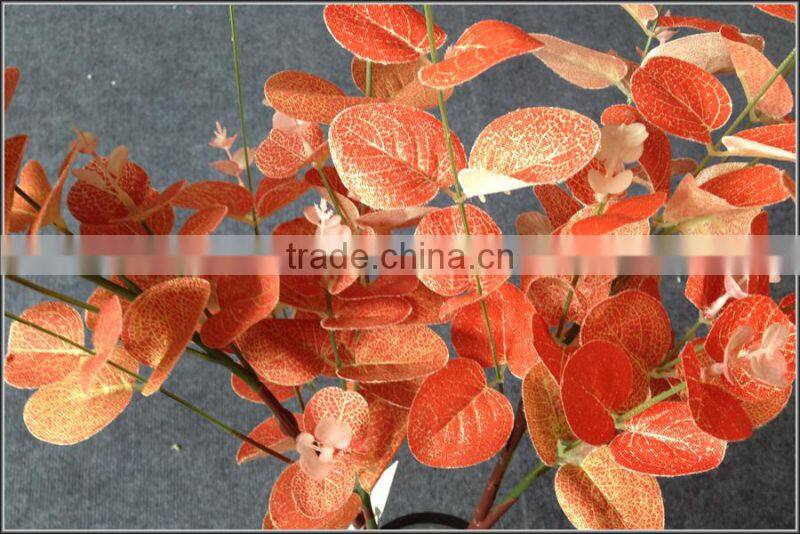 colourful fabric eucalyptus plant branch