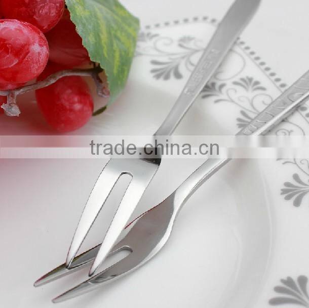 high quality stainless steel fruit fork/cocktail fork