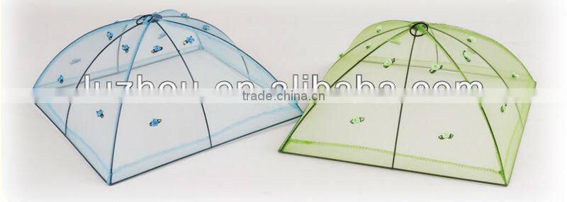 HIGH QUALITY folded food cover food umbrella with flower