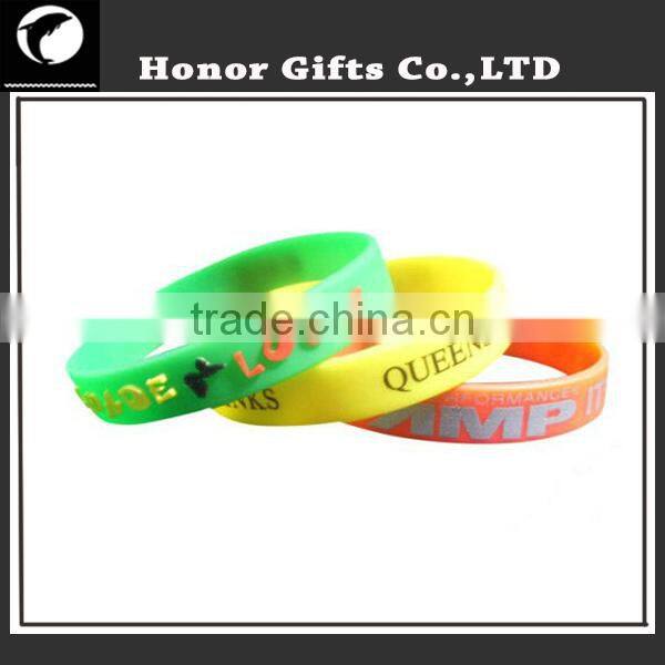 Christmas Promotional Gifts Logo Custom Hot Rubber Wristband
